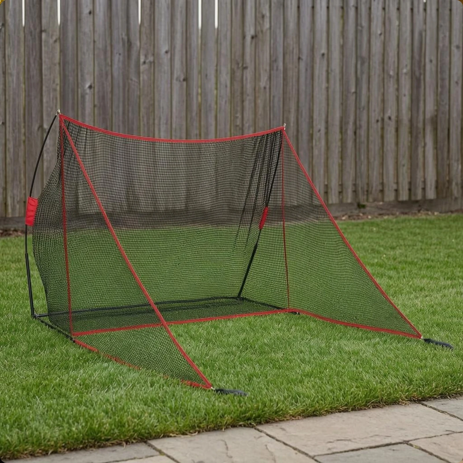 Golf Practice Net Portable Golf Training Net Driving Range Aid Red Trim Shock-Resistant-Resistant
Golf Practice Net Portable Golf Training Net Driving Range Aid Red Trim Shock-Resistant-Resistant