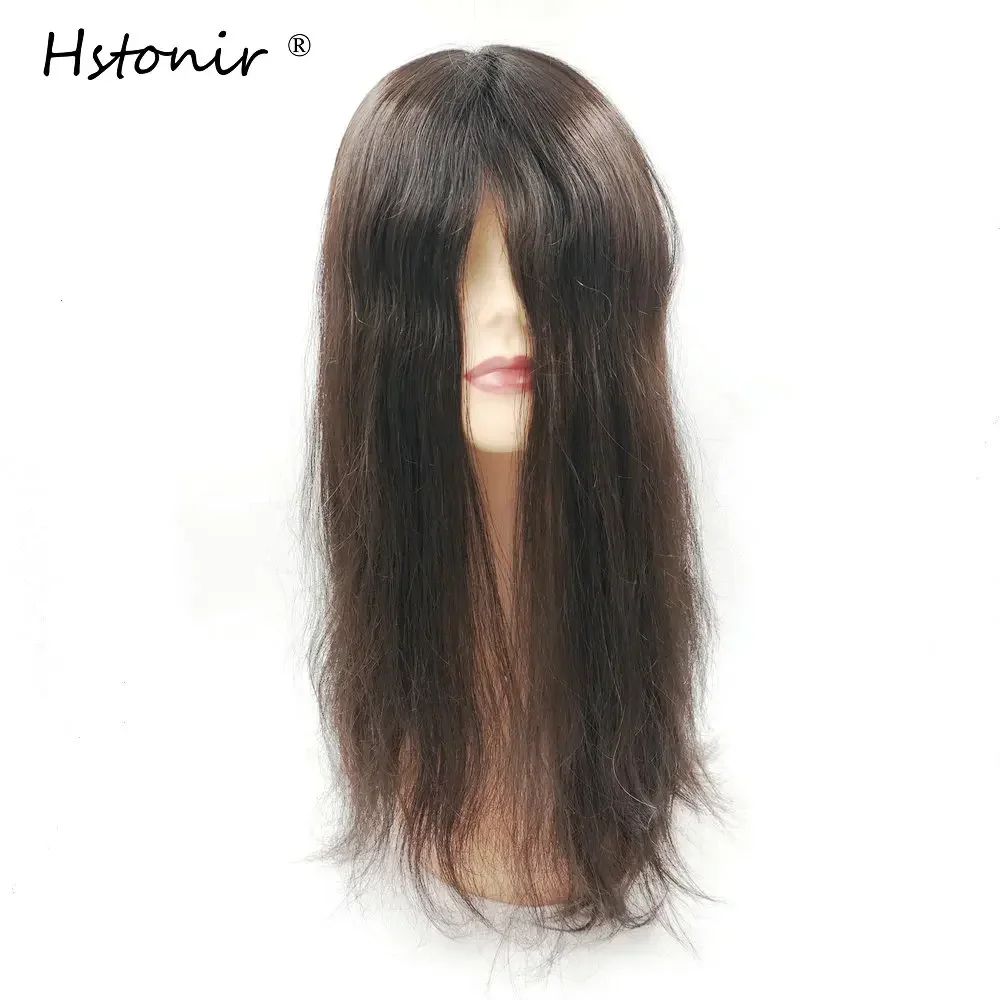 Hstonir Women Topper Black Heavy Hair Front Lace Wig Indian Remy Hair Extensions Closure Kippa Pu Back Hairpiece Toupee TP38
Hstonir Women Topper Black Heavy Hair Front Lace Wig Indian Remy Hair Extensions Closure Kippa Pu Back Hairpiece Toupee TP38