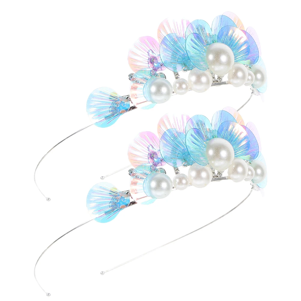 2PCS Rhinestone Headb Mermaid Girls Hair Accessories Birthday Party Favor Cute Carnival Cosplay Headdress Ocean Theme
2PCS Rhinestone Headb Mermaid Girls Hair Accessories Birthday Party Favor Cute Carnival Cosplay Headdress Ocean Theme