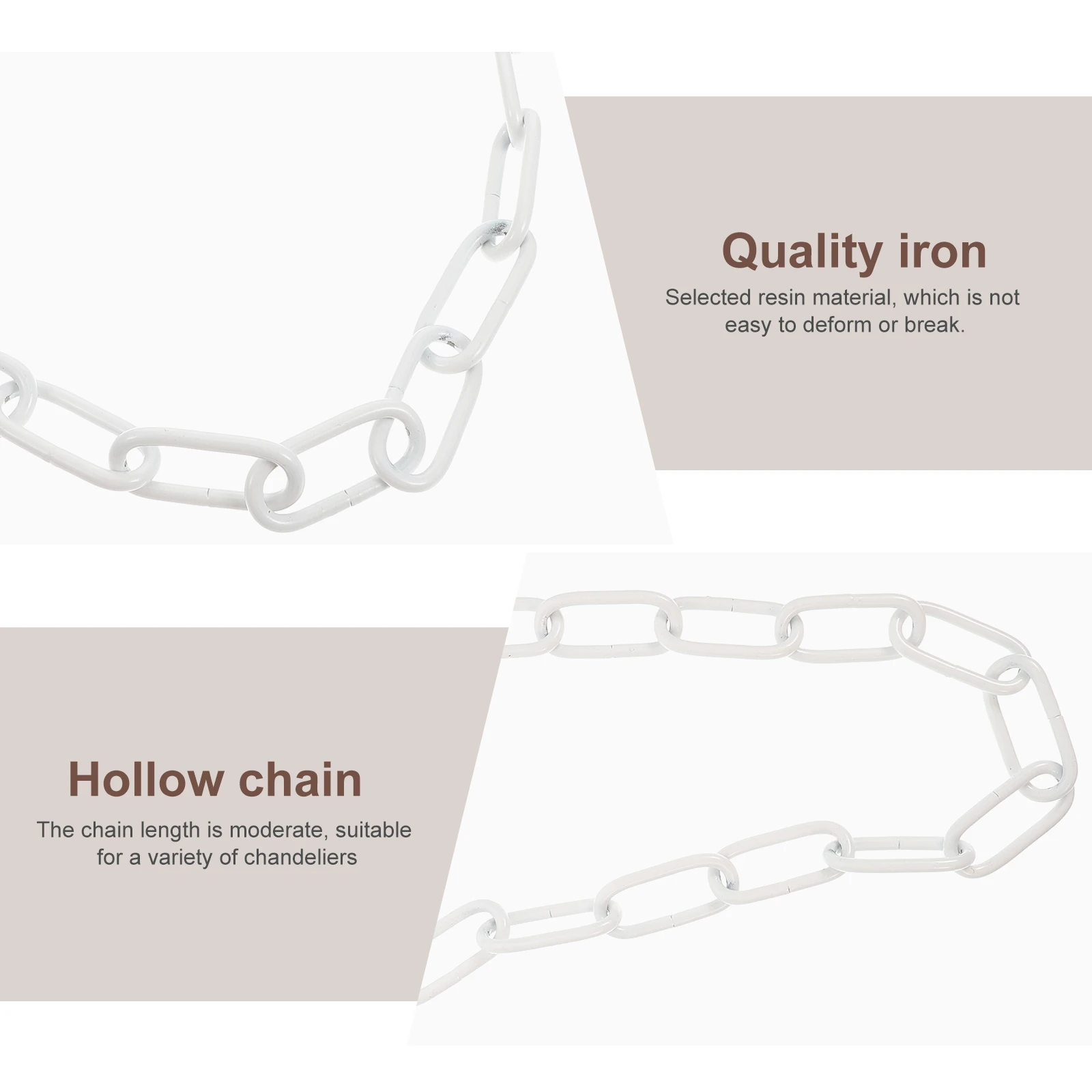 1pc Iron Chandelier Decor For Home Hanging Light Accessory Durable Lighting Chain Strong Iron Art Chain For Indoor Outdoor Use 
1pc Iron Chandelier Decor For Home Hanging Light Accessory Durable Lighting Chain Strong Iron Art Chain For Indoor Outdoor Use