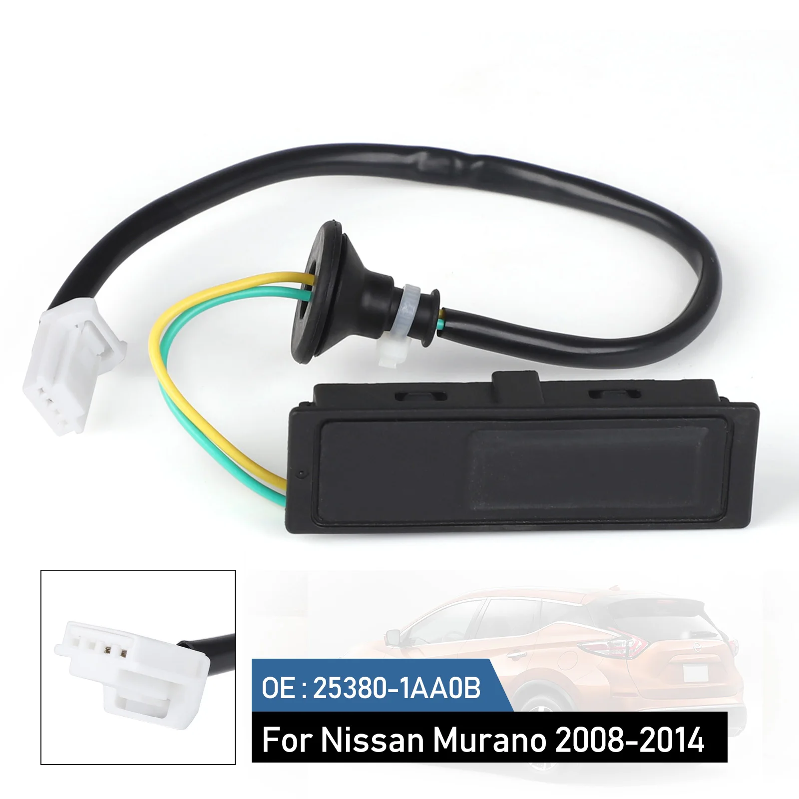 25380-1AA0B/253801AA0B Tailgate Switch - Trunk Release Opener for Nissan Guishi 2013 - 2017 Qi Jun/Qi Chen/Xin Qida Compatible
25380-1AA0B/253801AA0B Tailgate Switch - Trunk Release Opener for Nissan Guishi 2013 - 2017 Qi Jun/Qi Chen/Xin Qida Compatible