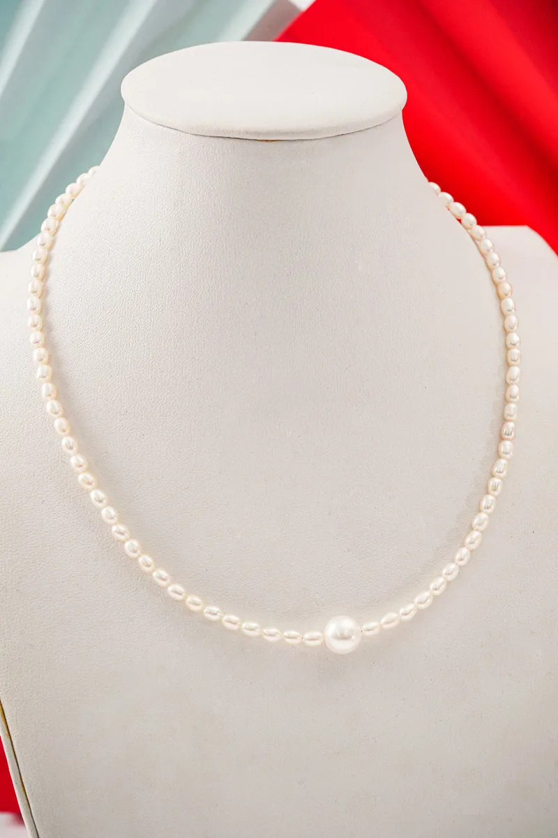Beautiful Design Real Natural South Sea 5-6mm Oval&9-10mm White Round Pearl Necklace 18in 14K Gold Filled Free Shipping
Beautiful Design Real Natural South Sea 5-6mm Oval&9-10mm White Round Pearl Necklace 18in 14K Gold Filled Free Shipping