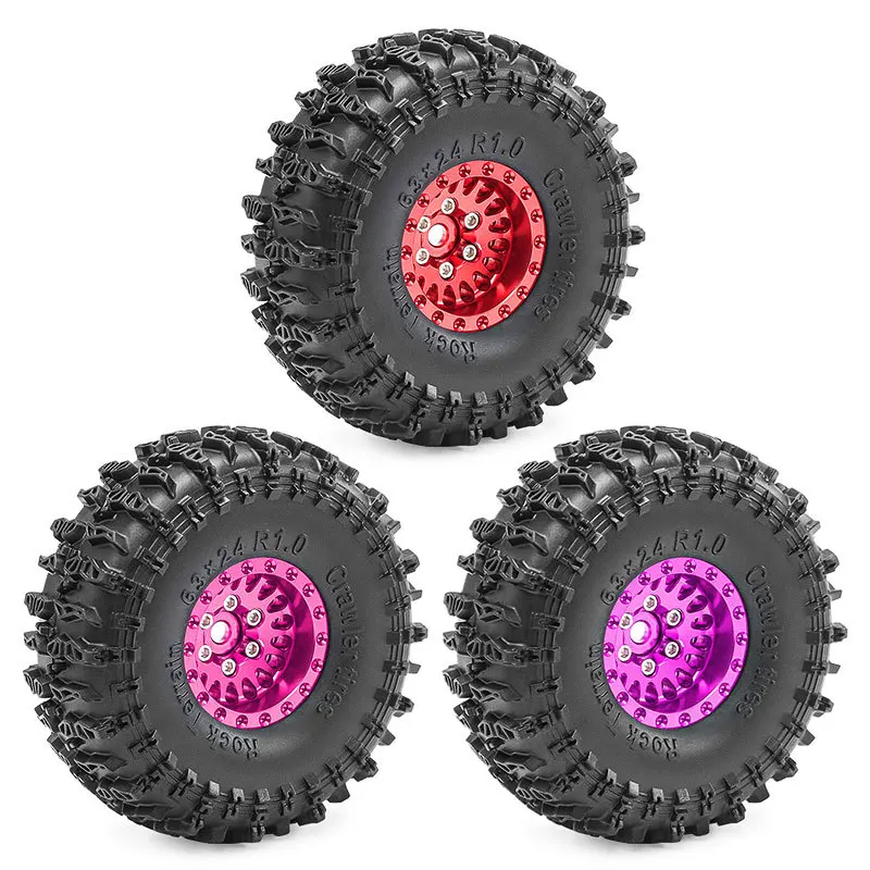 Алюминиевые диски TRX4M SCX24 с шинами 1/10, 1/18, 1/24 для краулеров, обновленные колеса и диски для AX24 FCX24
Алюминиевые диски TRX4M SCX24 с шинами 1/10, 1/18, 1/24 для краулеров, обновленные колеса и диски для AX24 FCX24