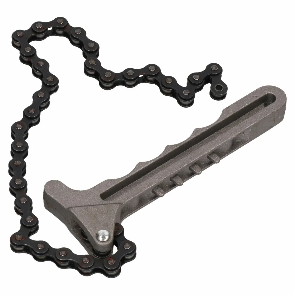 Filter Removal Tool Oil Filter Chain Wrench Corrosion Resistance Adjustable Wrench 5.9" Handle 17.7" Chain Length For Vehicle
Filter Removal Tool Oil Filter Chain Wrench Corrosion Resistance Adjustable Wrench 5.9" Handle 17.7" Chain Length For Vehicle