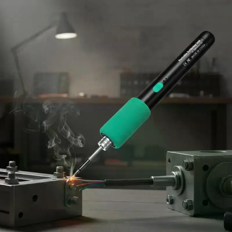 Handy Miniature Wireless 5V15W Soldering Iron Welding Tool with USB Type-C Interface
Handy Miniature Wireless 5V15W Soldering Iron Welding Tool with USB Type-C Interface