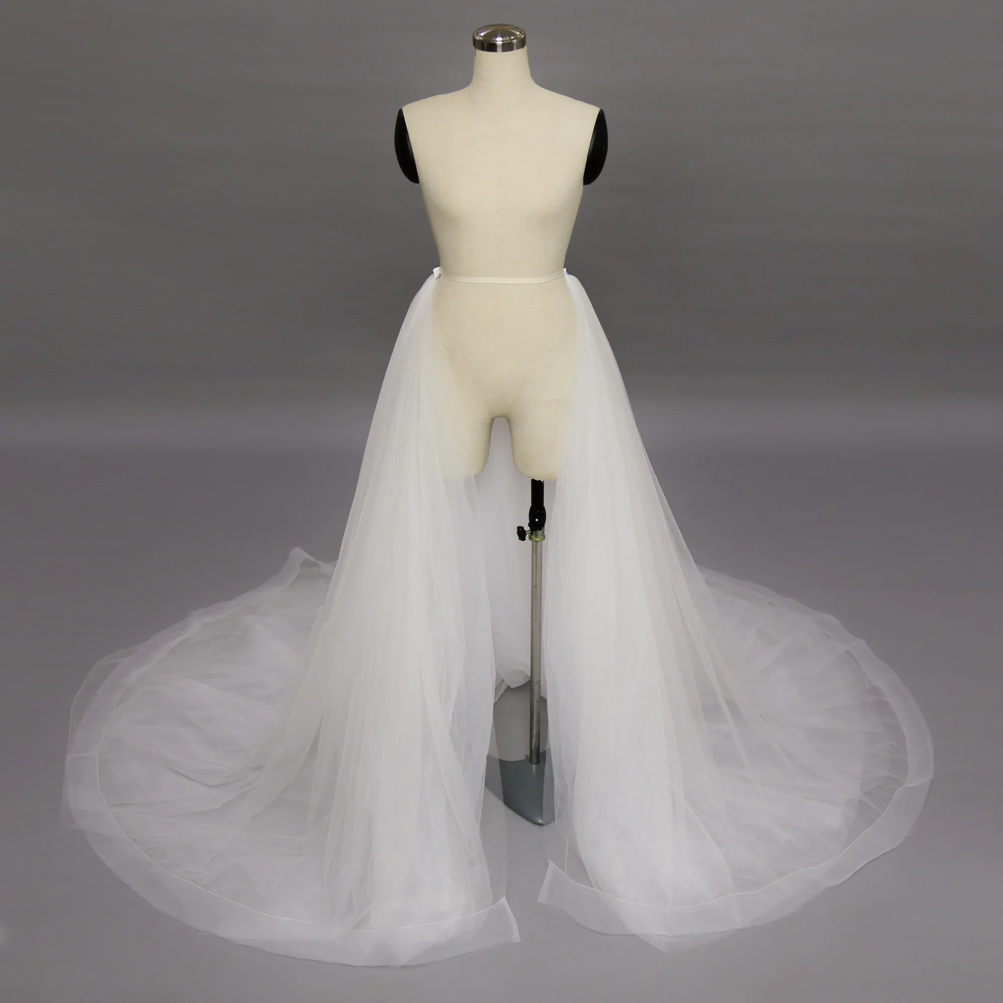 Detachable Bridal Tulle Overskirt with Horsehair Trim Elastic Waist 5 Layers Tulle Wedding Train Detachable Skirt Overlay Custom
Detachable Bridal Tulle Overskirt with Horsehair Trim Elastic Waist 5 Layers Tulle Wedding Train Detachable Skirt Overlay Custom
