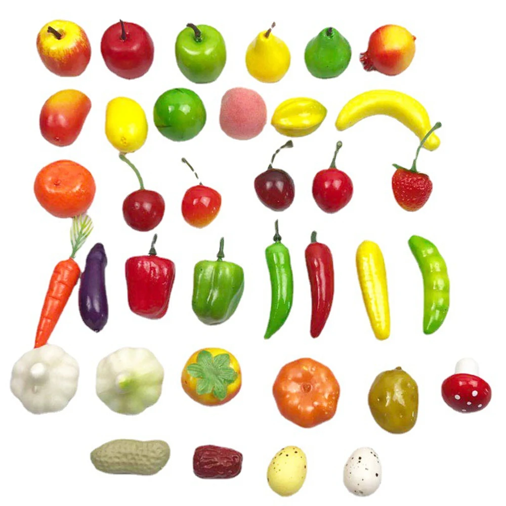 10/20/30pcs Mini Simulation Foam Fruit and Vegetables for Children's simulation Play Toy Artificial Kitchen Toys Dollhouse Kits
10/20/30pcs Mini Simulation Foam Fruit and Vegetables for Children's simulation Play Toy Artificial Kitchen Toys Dollhouse Kits