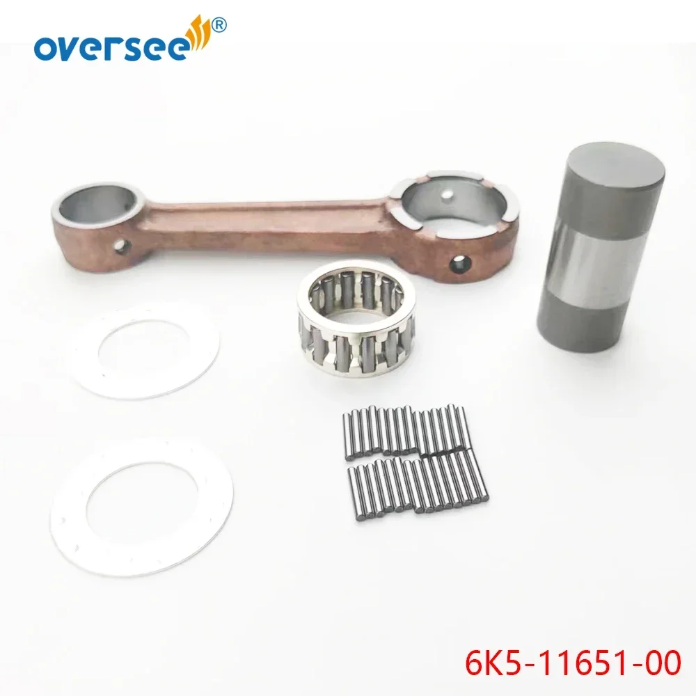 Connecting Rod Kit 6K5-11651-00 for Yamaha 60HP 70HP Outboard Motor 6K51165100 Boat Engine Parts
Connecting Rod Kit 6K5-11651-00 for Yamaha 60HP 70HP Outboard Motor 6K51165100 Boat Engine Parts