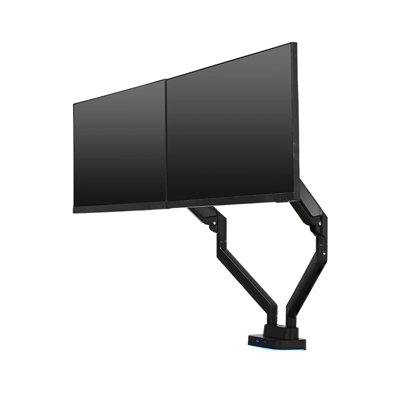 Double screen office computer monitor lifting and heightening aluminum alloy bracket 
Double screen office computer monitor lifting and heightening aluminum alloy bracket