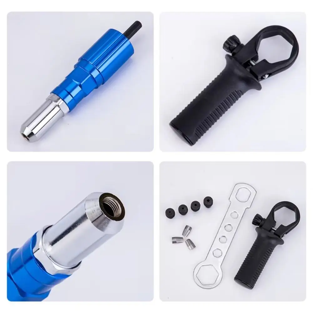 2.4mm-4.8mm Electric Rivet Stapler Drill Adapter Aluminum Alloy Cordless Rivet Nut Stapler Conversion Adapter
2.4mm-4.8mm Electric Rivet Stapler Drill Adapter Aluminum Alloy Cordless Rivet Nut Stapler Conversion Adapter