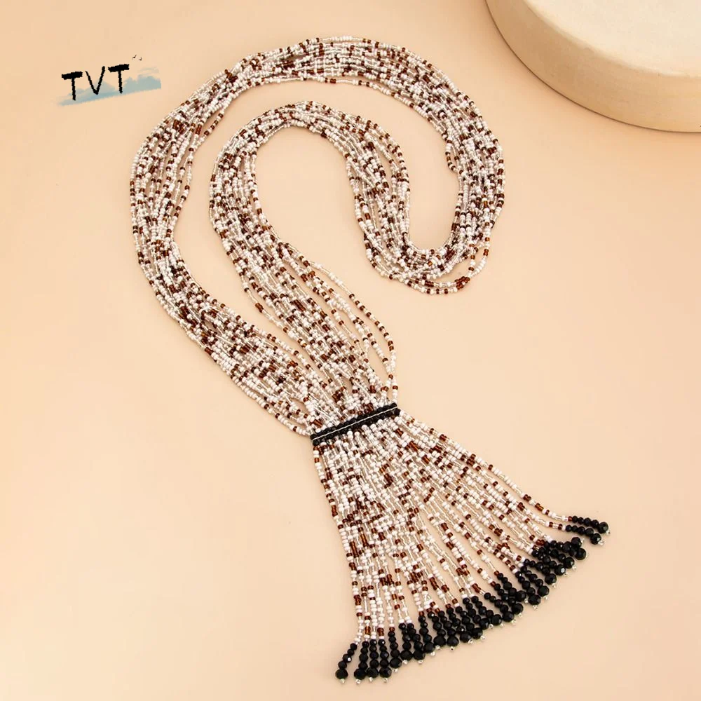 Simple Metal Chain Bohemian Necklace Gold Floral Multi Layer Choker Neck Jewelry Charm Multi-Layer Beads Necklace Gift
Simple Metal Chain Bohemian Necklace Gold Floral Multi Layer Choker Neck Jewelry Charm Multi-Layer Beads Necklace Gift