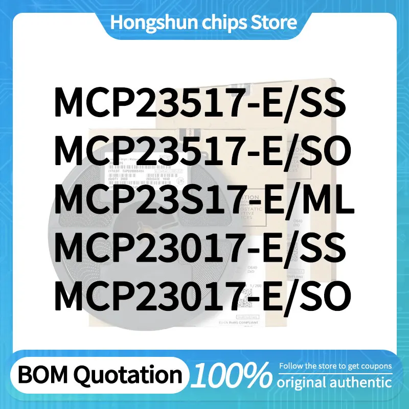 MCP23S17 MCP23017-E/SO SS ML Sturdy plastic shell
MCP23S17 MCP23017-E/SO SS ML Sturdy plastic shell