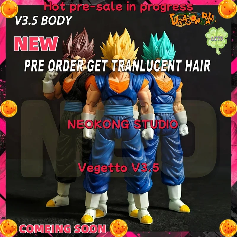 NEW 1/12 NEOKONG Dragon Ball action Figure Super Saiyan Vegetto V3.5 Body Figure DA001G DA001E DA001F Collection Custom Gift Toy
NEW 1/12 NEOKONG Dragon Ball action Figure Super Saiyan Vegetto V3.5 Body Figure DA001G DA001E DA001F Collection Custom Gift Toy