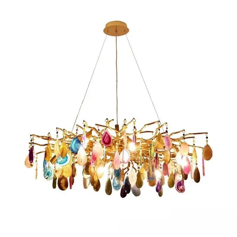 Nordic agate chandelier, living room, dining room, bedroom, shop, hotel chandelier
Nordic agate chandelier, living room, dining room, bedroom, shop, hotel chandelier