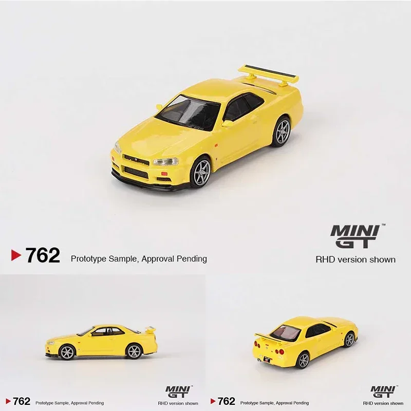 В наличии MINIGT 762, 1:64 Nissan Skyline GTR R34 V Spec Lightning, желтая литая диорама, коллекция моделей, миниатюрные игрушки
В наличии MINIGT 762, 1:64 Nissan Skyline GTR R34 V Spec Lightning, желтая литая диорама, коллекция моделей, миниатюрные игрушки