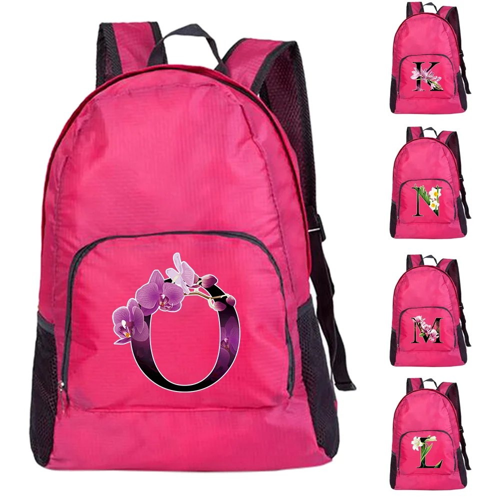 Lightweight Outdoor Foldable Backpack Flower Color Letter Printed Portable Women Camping Hiking Travel Daypack Leisure Sport Bag
Lightweight Outdoor Foldable Backpack Flower Color Letter Printed Portable Women Camping Hiking Travel Daypack Leisure Sport Bag