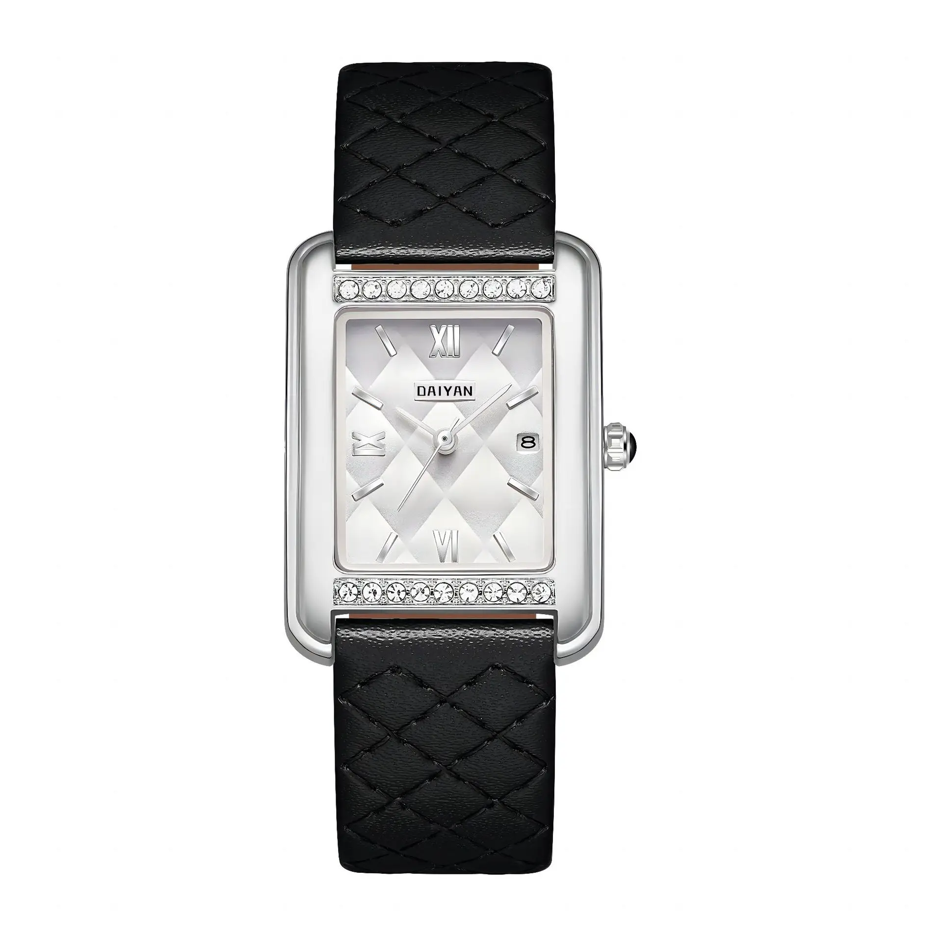 Women's Watch Light Luxury Brand Business Diamond Square Steel Calendar Diamond Grid Ladies Fashion Quartz Clock Watches Gift
Women's Watch Light Luxury Brand Business Diamond Square Steel Calendar Diamond Grid Ladies Fashion Quartz Clock Watches Gift