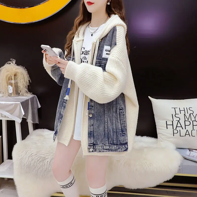 Women Cardigan Zipper Hooded Coats Sweaters Knitted Casual Jumpers Y2k Streetwear Elegant Work Knit Open Stith Autumn Winter
Women Cardigan Zipper Hooded Coats Sweaters Knitted Casual Jumpers Y2k Streetwear Elegant Work Knit Open Stith Autumn Winter