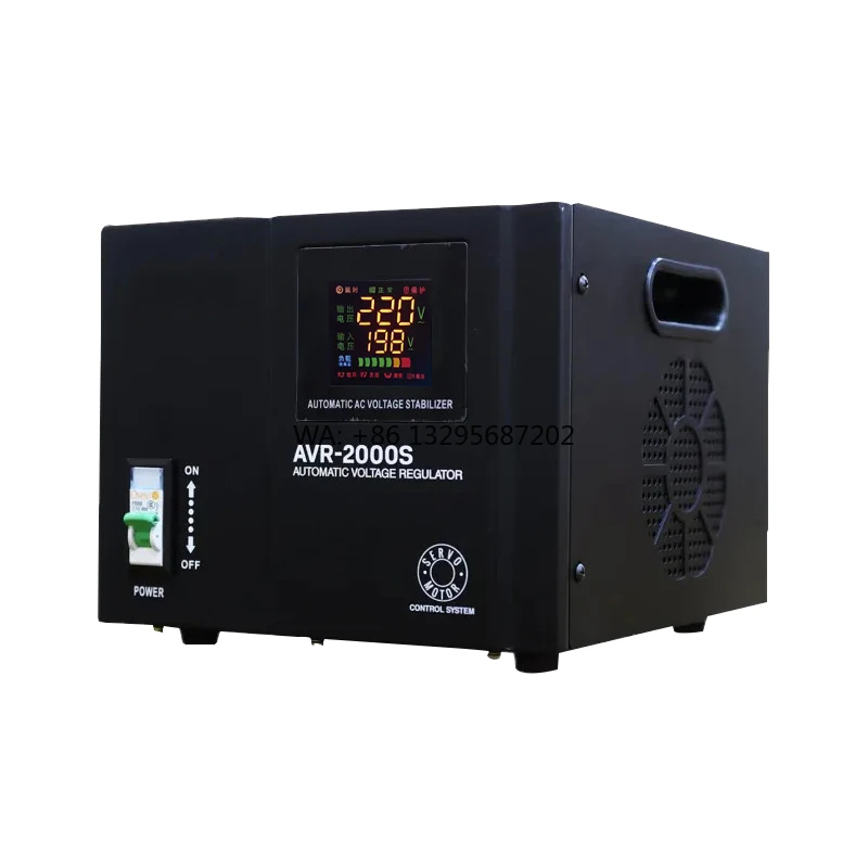 Wholesale Price AVR-2000VA Copper Voltage Stabilizer Single Phase Automatic AC for Home Use for Household Appliances
Wholesale Price AVR-2000VA Copper Voltage Stabilizer Single Phase Automatic AC for Home Use for Household Appliances