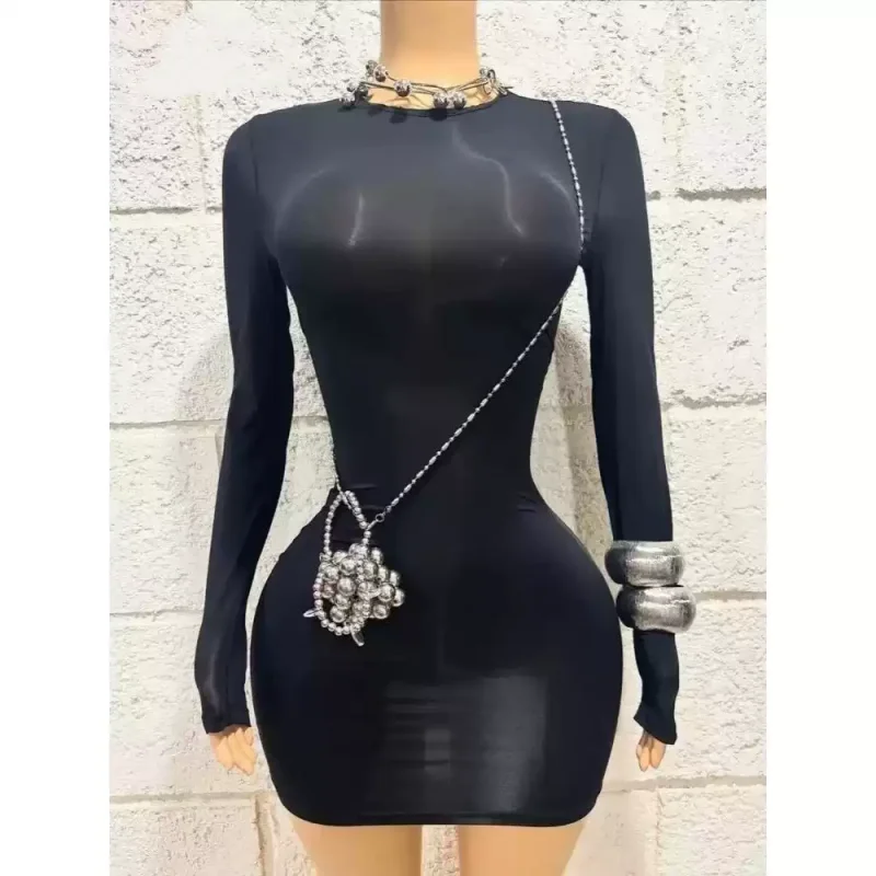 Transparent Stretch Seamless Shiny Lingerie Dress Long Sleeve Tight Bodycon Pencil Skirt Nightwear Ntimate Night Dress
Transparent Stretch Seamless Shiny Lingerie Dress Long Sleeve Tight Bodycon Pencil Skirt Nightwear Ntimate Night Dress
