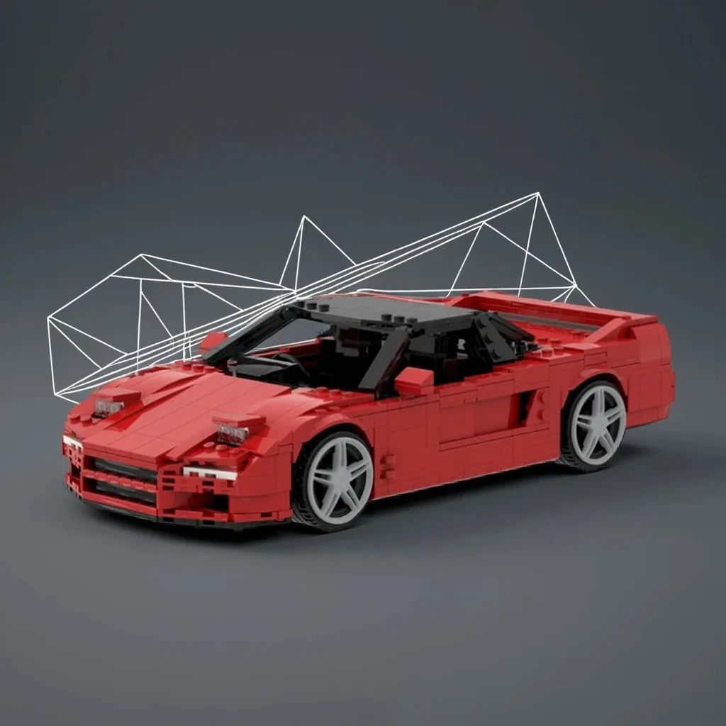 1292Pcs 1990 Hondaer Acura NSX MOC, Butterfly Doors & V6 Engine Education Building Blocks Gift
1292Pcs 1990 Hondaer Acura NSX MOC, Butterfly Doors & V6 Engine Education Building Blocks Gift