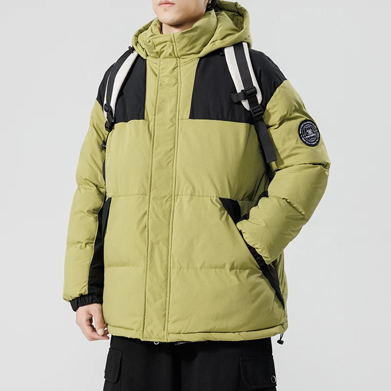 Mens Winter Jacket Casual Warm Padded Zipper Parka Coats Waterproof Cold-proof Cotton-padded Casual Thickened Warm Hooded Jacket
Mens Winter Jacket Casual Warm Padded Zipper Parka Coats Waterproof Cold-proof Cotton-padded Casual Thickened Warm Hooded Jacket