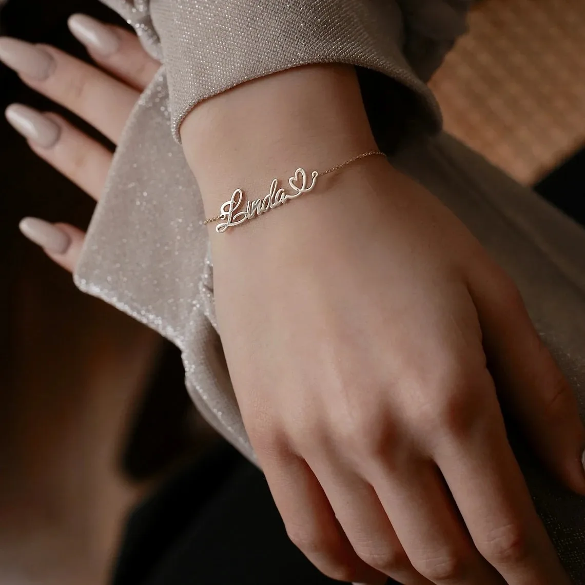 Custom Heart Name Bracelets For Women Romantic Jewelry Stianless Steel Gold Color Personalized ID Bracelets Gifts For Her
Custom Heart Name Bracelets For Women Romantic Jewelry Stianless Steel Gold Color Personalized ID Bracelets Gifts For Her