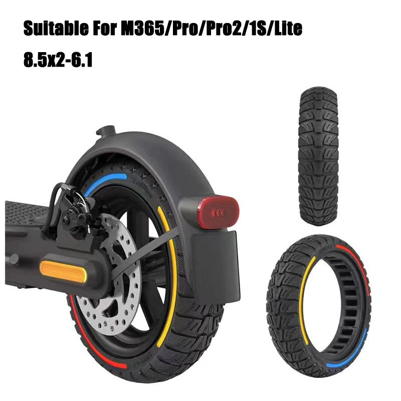 8,5-дюймовое демпфирующее прочное колесо 8,5x2-6,1, сотовая сплошная шина, красочная для Xiaomi M365 PRO PRO2 1S, список шин для электрического скутера
8,5-дюймовое демпфирующее прочное колесо 8,5x2-6,1, сотовая сплошная шина, красочная для Xiaomi M365 PRO PRO2 1S, список шин для электрического скутера