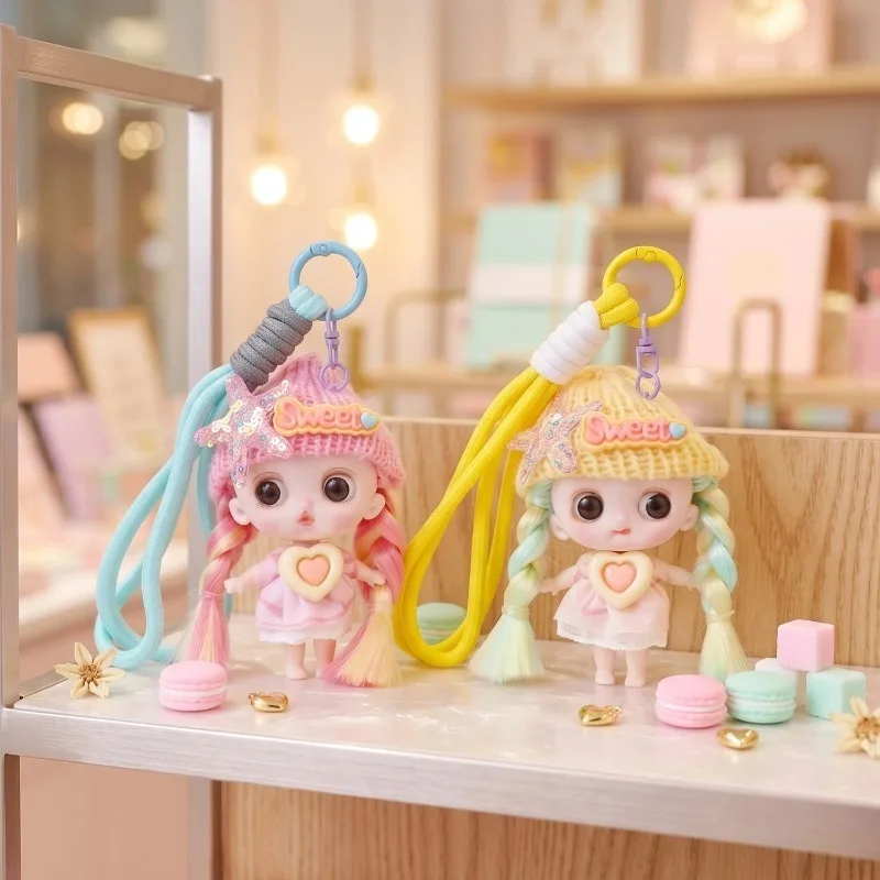 Cute Braid Doll Pendant Little Girl Doll Bag Pendant Keychain Decorations Fashion Toy Model Gift Ideal Toy Gift for Friends
Cute Braid Doll Pendant Little Girl Doll Bag Pendant Keychain Decorations Fashion Toy Model Gift Ideal Toy Gift for Friends