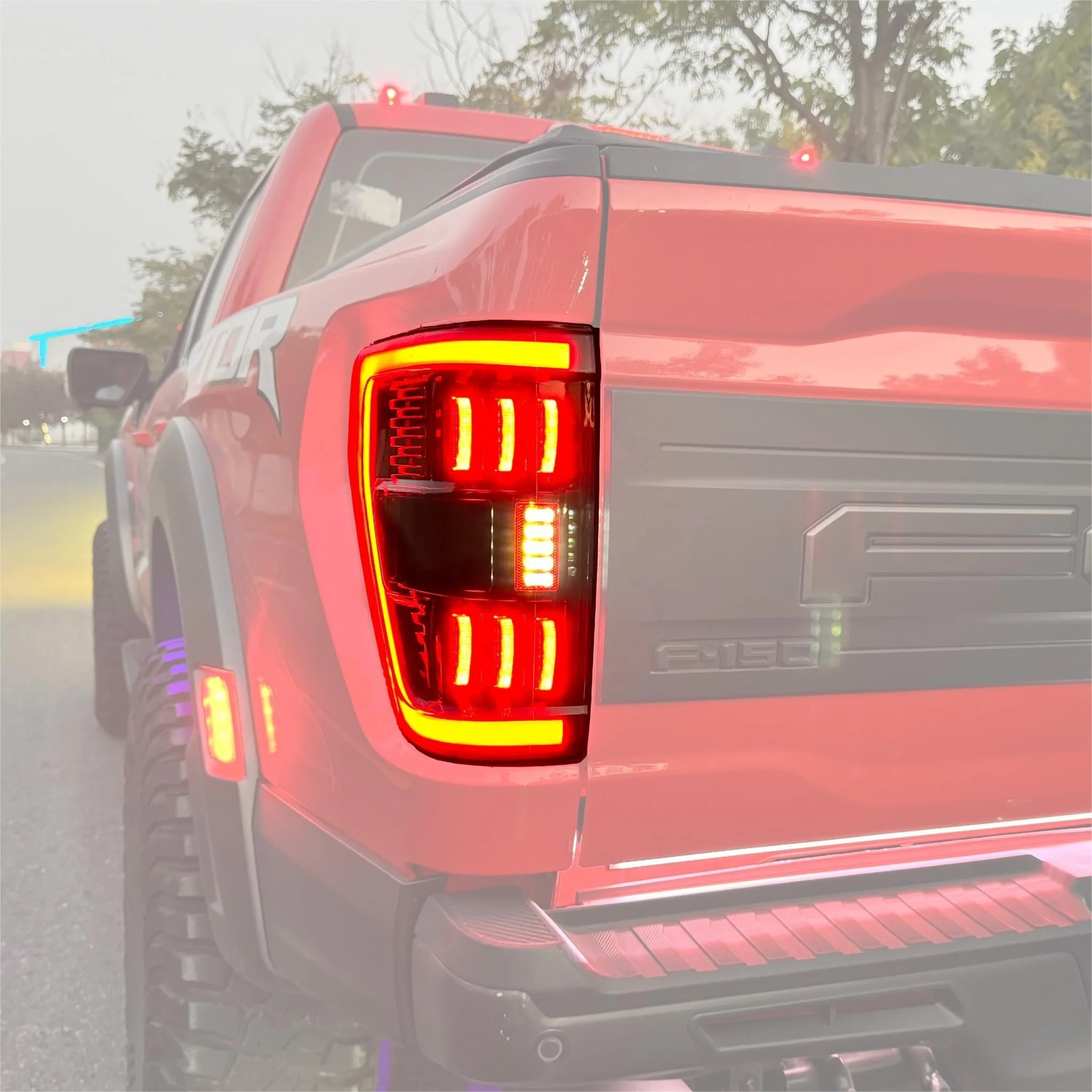 Taillight Assembly LED Tail Lights Brake Light Turn Signal Lamp Rear Lamp For Ford F150 2021+
Taillight Assembly LED Tail Lights Brake Light Turn Signal Lamp Rear Lamp For Ford F150 2021+