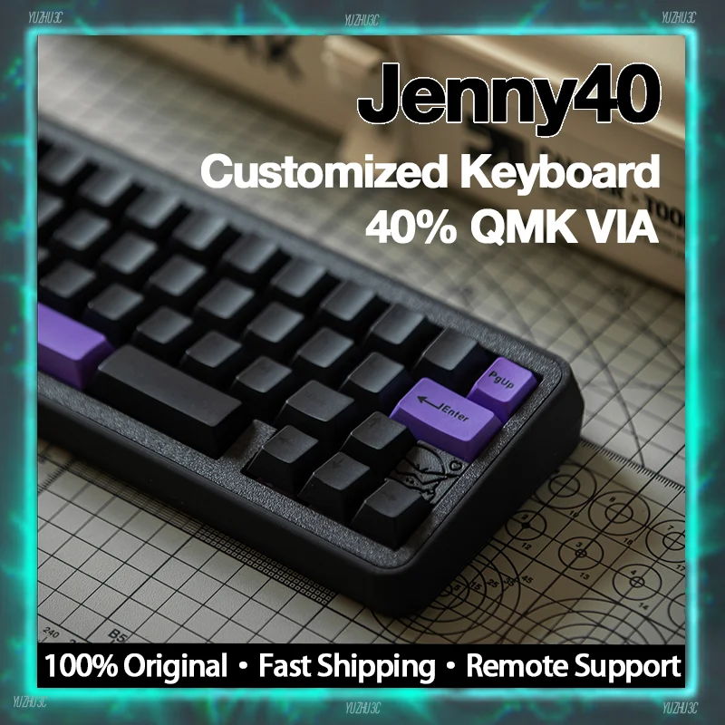 Беспроводная механическая клавиатура Jenny40, раскладка 40%, мини-кборд, комплект Barebone, поддержка VIA VIAL QMK 2,4G BT, пластина FR4 с возможностью горячей замены
Беспроводная механическая клавиатура Jenny40, раскладка 40%, мини-кборд, комплект Barebone, поддержка VIA VIAL QMK 2,4G BT, пластина FR4 с возможностью горячей замены