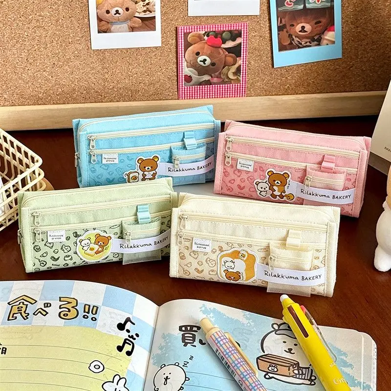 22Cm Japanese Anime Rilakkuma Candy Color Thicken Durable Stationery Case Smooth Zipper Eraser Multi-Pocket Storage Holiday Gift
22Cm Japanese Anime Rilakkuma Candy Color Thicken Durable Stationery Case Smooth Zipper Eraser Multi-Pocket Storage Holiday Gift