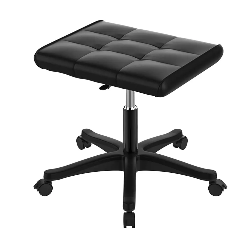 Mobile Footrest, Multi-Use Stool With Lockable Wheels, Under Desk Leg Rest Rolling Chair For Home Office, Adjustable Height Spa
Mobile Footrest, Multi-Use Stool With Lockable Wheels, Under Desk Leg Rest Rolling Chair For Home Office, Adjustable Height Spa