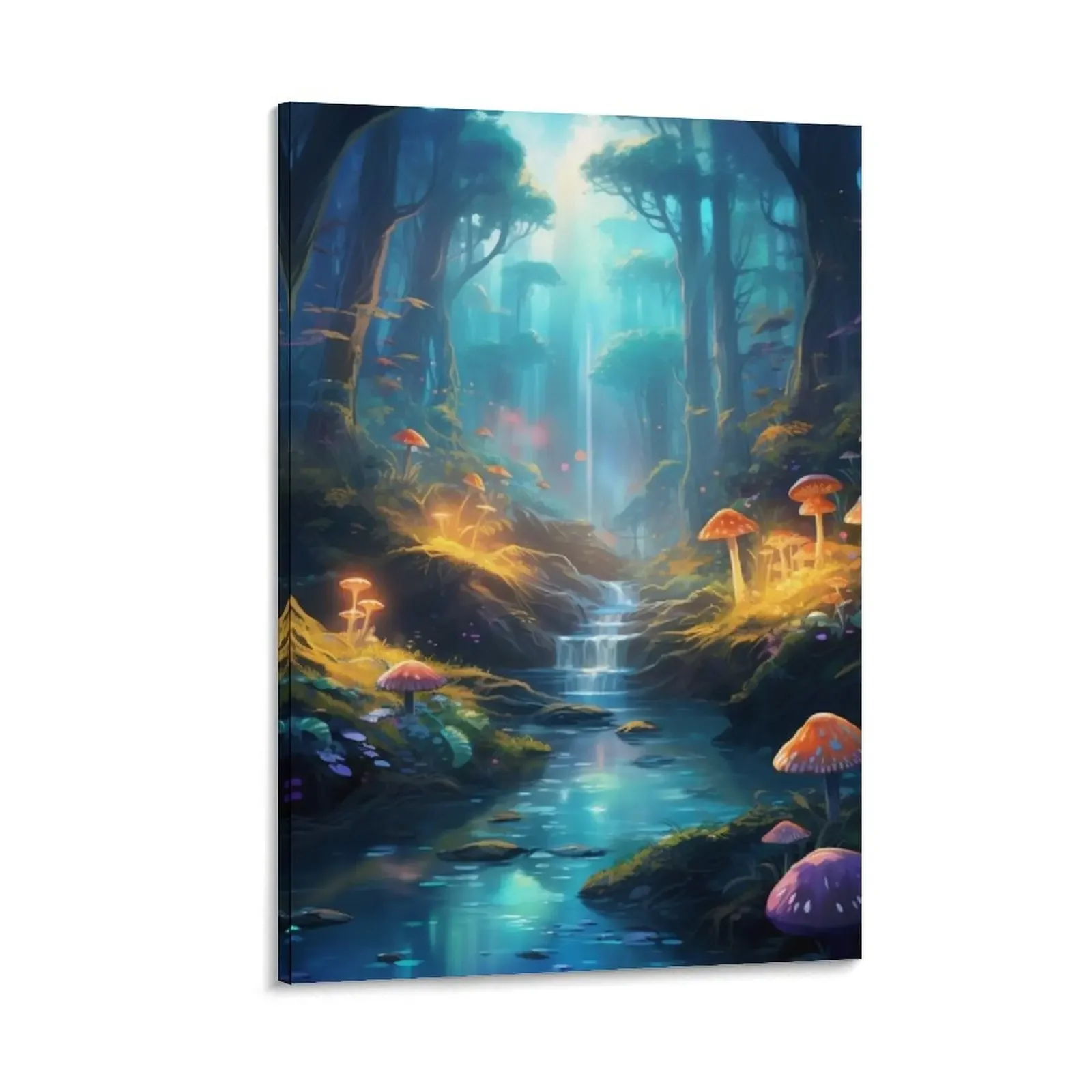 Ethereal Glow in Mystical Enchanted Forest Canvas Painting home decoration accessories poster mural anime decoration
Ethereal Glow in Mystical Enchanted Forest Canvas Painting home decoration accessories poster mural anime decoration