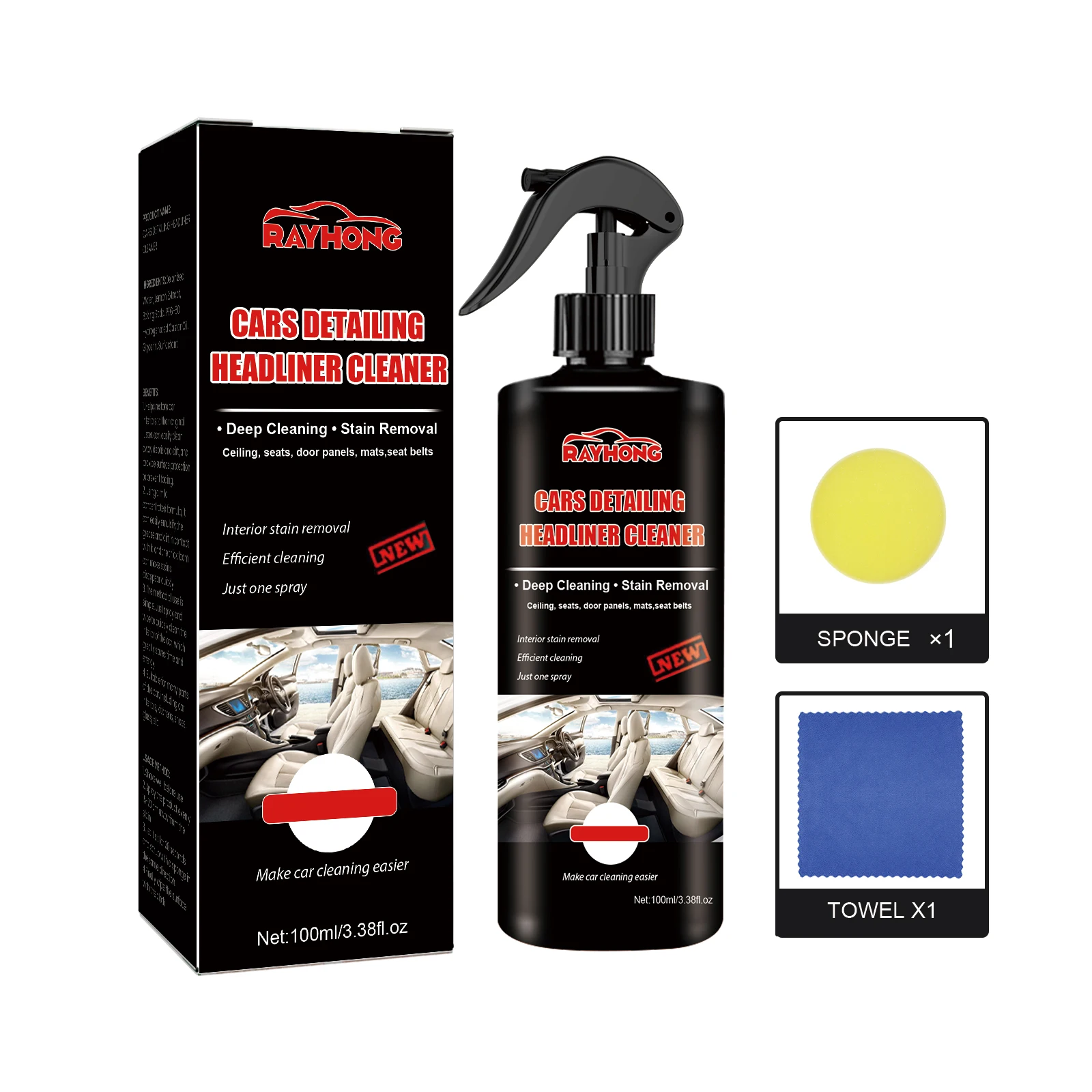 Interior Retreader, Automotive Interior Maintenance Special Decontamination Cleaning Multi-Functional Cleaner
Interior Retreader, Automotive Interior Maintenance Special Decontamination Cleaning Multi-Functional Cleaner