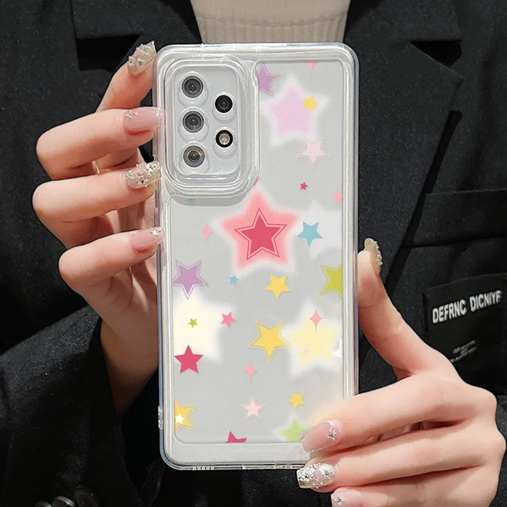 Star Phone Case For Samsung A54 5g Case A34 5g A53 A24 A32 A52 A14 A05 A55 Case Galaxy S23 S24 S22 Ultra S20 S21 FE Cover
Star Phone Case For Samsung A54 5g Case A34 5g A53 A24 A32 A52 A14 A05 A55 Case Galaxy S23 S24 S22 Ultra S20 S21 FE Cover
