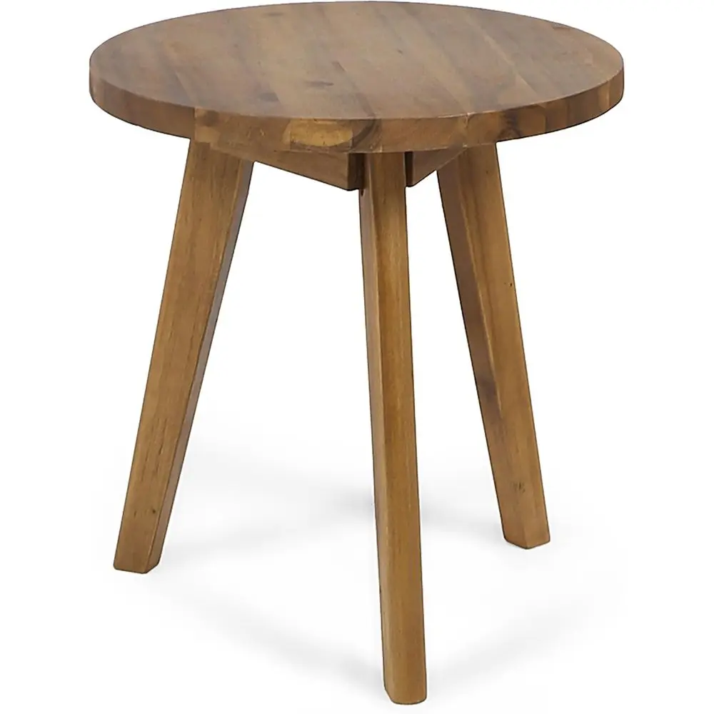 Acacia Wood Side Table, Natural Finish
Acacia Wood Side Table, Natural Finish