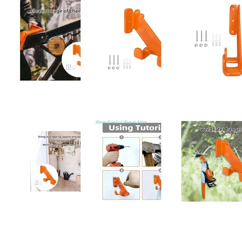 E74E Надежная настенная стойка для бензопилы, стальной крючок-вешалка для удобного хранения инструментов
E74E Надежная настенная стойка для бензопилы, стальной крючок-вешалка для удобного хранения инструментов