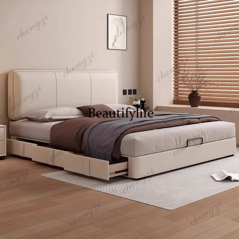 Minimalist Drawer Double Bed European Decoration Household White Double Bed Storage Accessories Cama Twin Furniture For Home
Minimalist Drawer Double Bed European Decoration Household White Double Bed Storage Accessories Cama Twin Furniture For Home