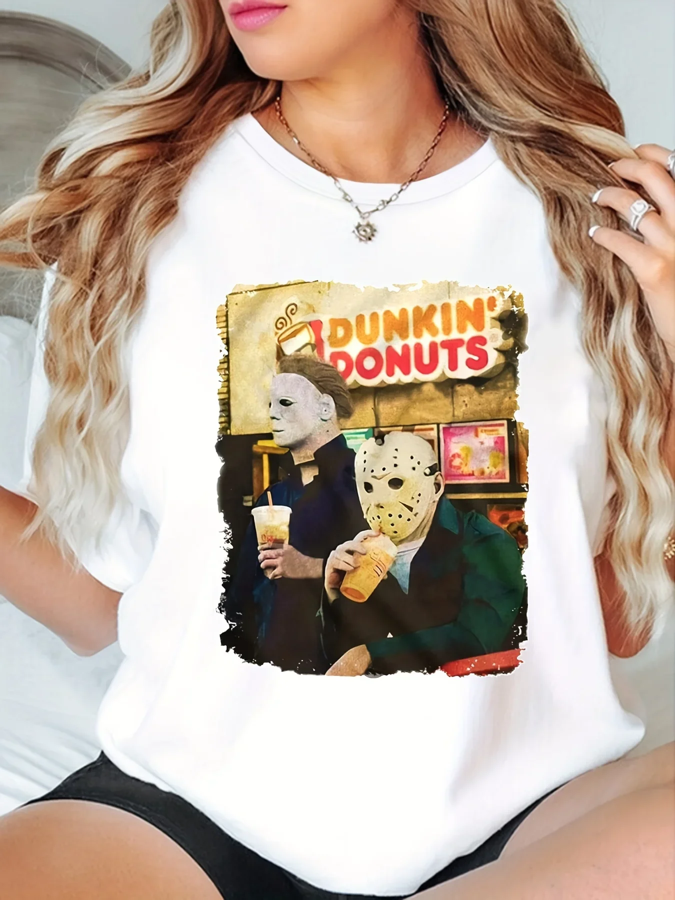 Vibrant Horror Movie Character Bubble Tea Stretch Polyester Material Cartoon Pattern Positioning Printing Machine Washable
Vibrant Horror Movie Character Bubble Tea Stretch Polyester Material Cartoon Pattern Positioning Printing Machine Washable