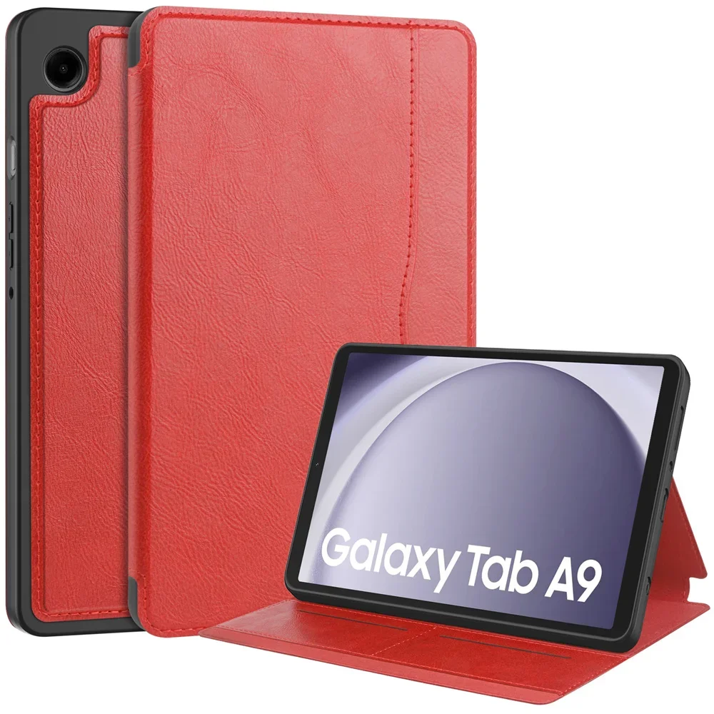 Чехол для Samsung Galaxy Tab A9, флип-подставка, умный чехол из искусственной кожи со встроенным слотом для карт, гибкая задняя крышка из ТПУ
Чехол для Samsung Galaxy Tab A9, флип-подставка, умный чехол из искусственной кожи со встроенным слотом для карт, гибкая задняя крышка из ТПУ