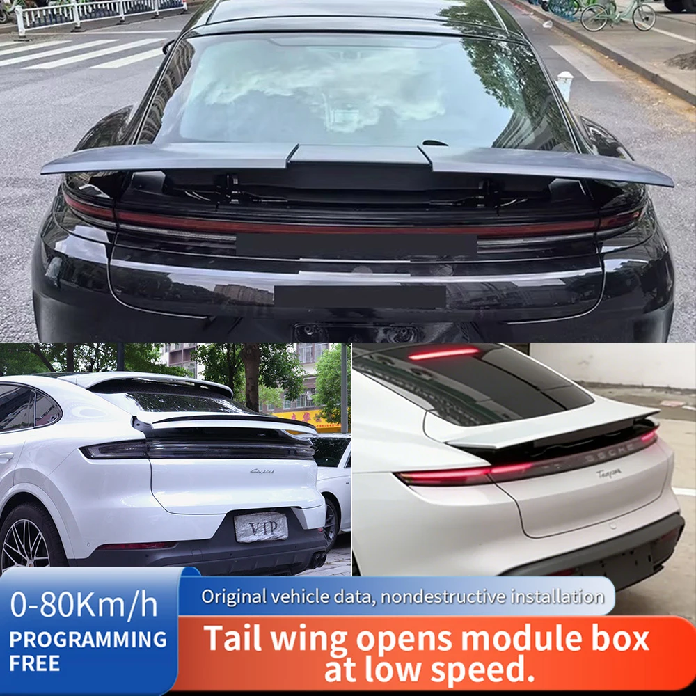 For Porsche Cayenne coupe Taycan Panamera Rear Wing Opening Module At Low Speed Starting the car Can Be Opened Remove limitation
For Porsche Cayenne coupe Taycan Panamera Rear Wing Opening Module At Low Speed Starting the car Can Be Opened Remove limitation