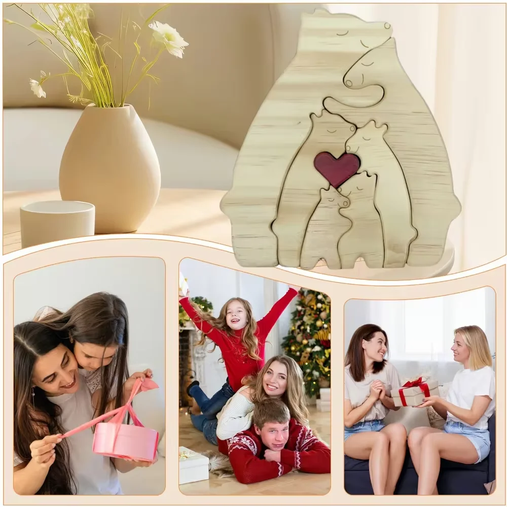 Free Engraving Personalized Custom Animal Ornaments With Pet Bear Statue DIY Surname Home Decoration Crafts Family Birthday Gift
Free Engraving Personalized Custom Animal Ornaments With Pet Bear Statue DIY Surname Home Decoration Crafts Family Birthday Gift