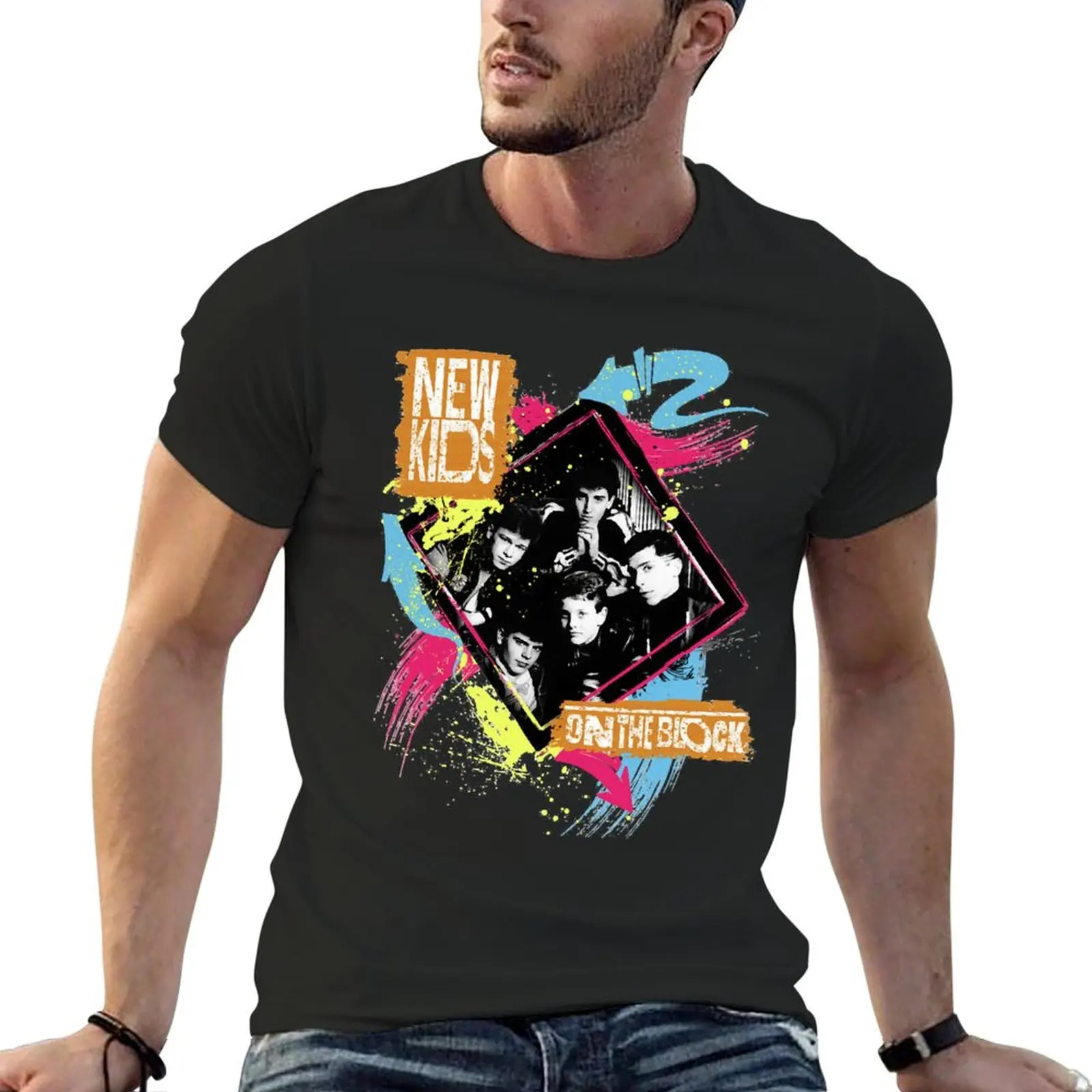 NKOTB Men&x27;s Retro T-Shirt blue archive quick drying designer shirts designer t shirt men
NKOTB Men&x27;s Retro T-Shirt blue archive quick drying designer shirts designer t shirt men