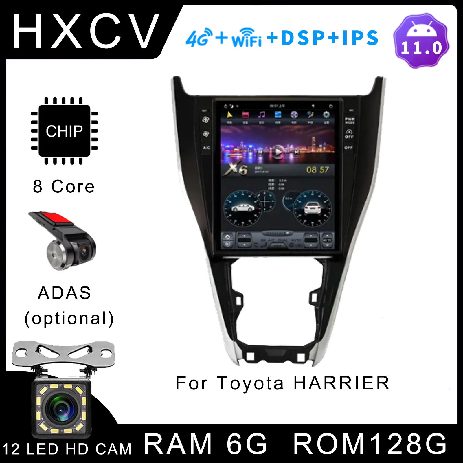 Tesla Style Vertical Android Smart Car radio For TOYOTA HARRIER 2013- 2019 10.4 Inch gps navigator for car 4G DAB+ Carplay
Tesla Style Vertical Android Smart Car radio For TOYOTA HARRIER 2013- 2019 10.4 Inch gps navigator for car 4G DAB+ Carplay