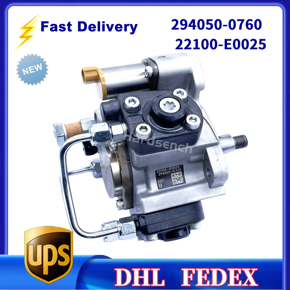 294050-0760 HP4 Дизельный топливный насос впрыска 22100-E0025 Топливный насос для HINO J08E 
294050-0760 HP4 Дизельный топливный насос впрыска 22100-E0025 Топливный насос для HINO J08E