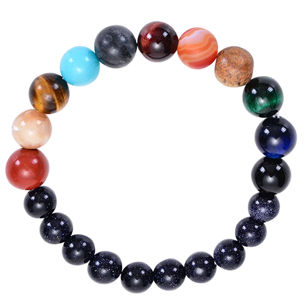 1Pcs Eight Planets Styled Bracelet Natural Stone Handmade Adjustable Wrist Chain Fashion Wrist Jewelry Birthday
1Pcs Eight Planets Styled Bracelet Natural Stone Handmade Adjustable Wrist Chain Fashion Wrist Jewelry Birthday