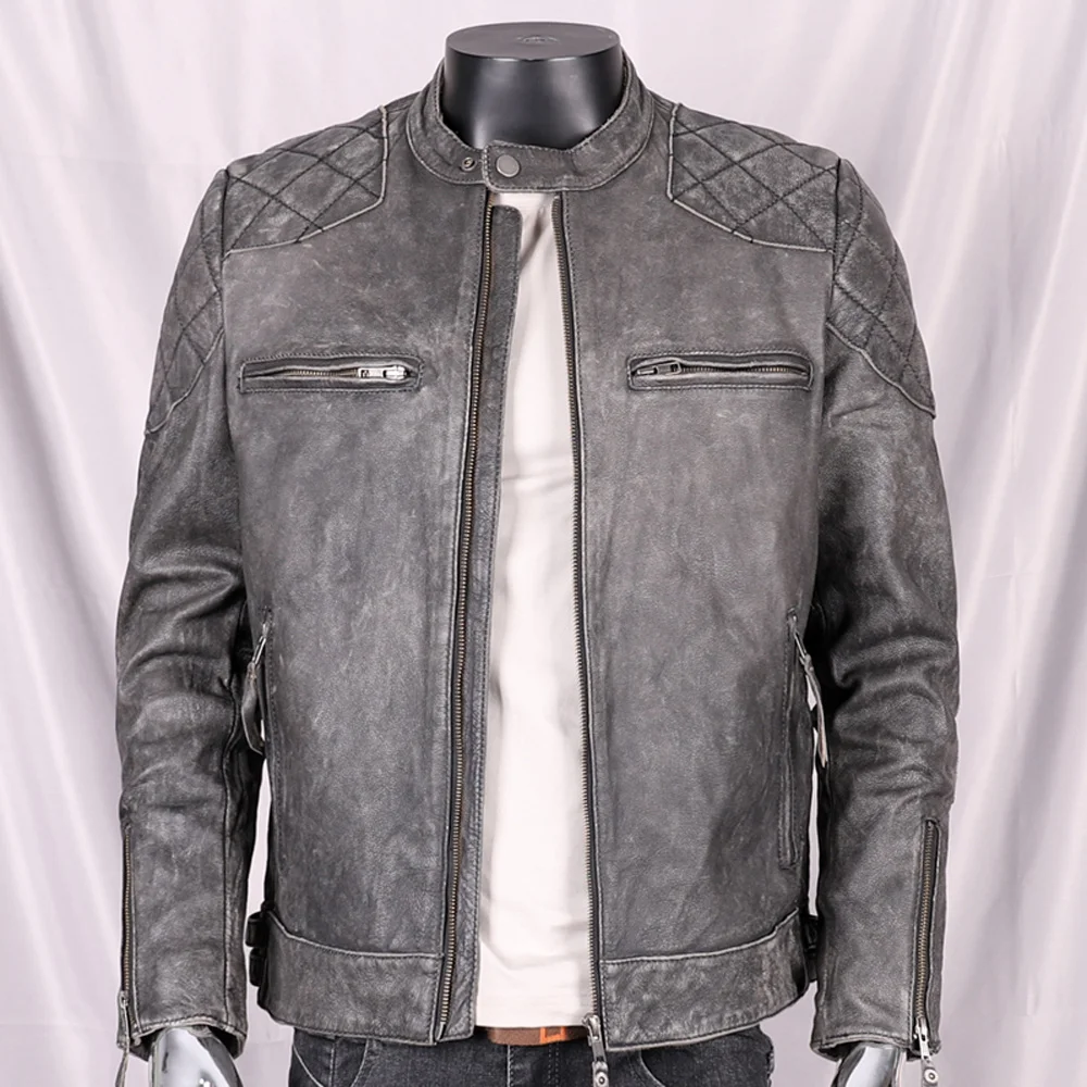 Winter Star Name Brand Man's Coats Genuine Leather Motorcycle Jackets For Men Plus Size Luxury Fashion Male Cow Leather Overcoat
Winter Star Name Brand Man's Coats Genuine Leather Motorcycle Jackets For Men Plus Size Luxury Fashion Male Cow Leather Overcoat