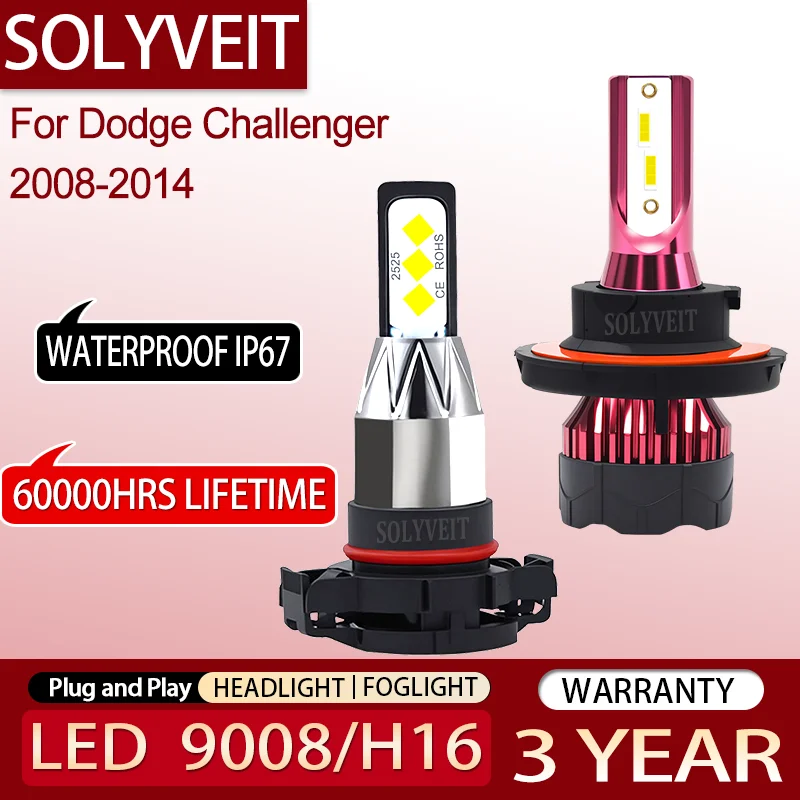 Illuminate the Road Ahead Clearly 9008 H16 LED HEADLIGHT FOGLIGHT For Dodge Challenger 2008 2009 2010 2011 2012 2013 2014
Illuminate the Road Ahead Clearly 9008 H16 LED HEADLIGHT FOGLIGHT For Dodge Challenger 2008 2009 2010 2011 2012 2013 2014