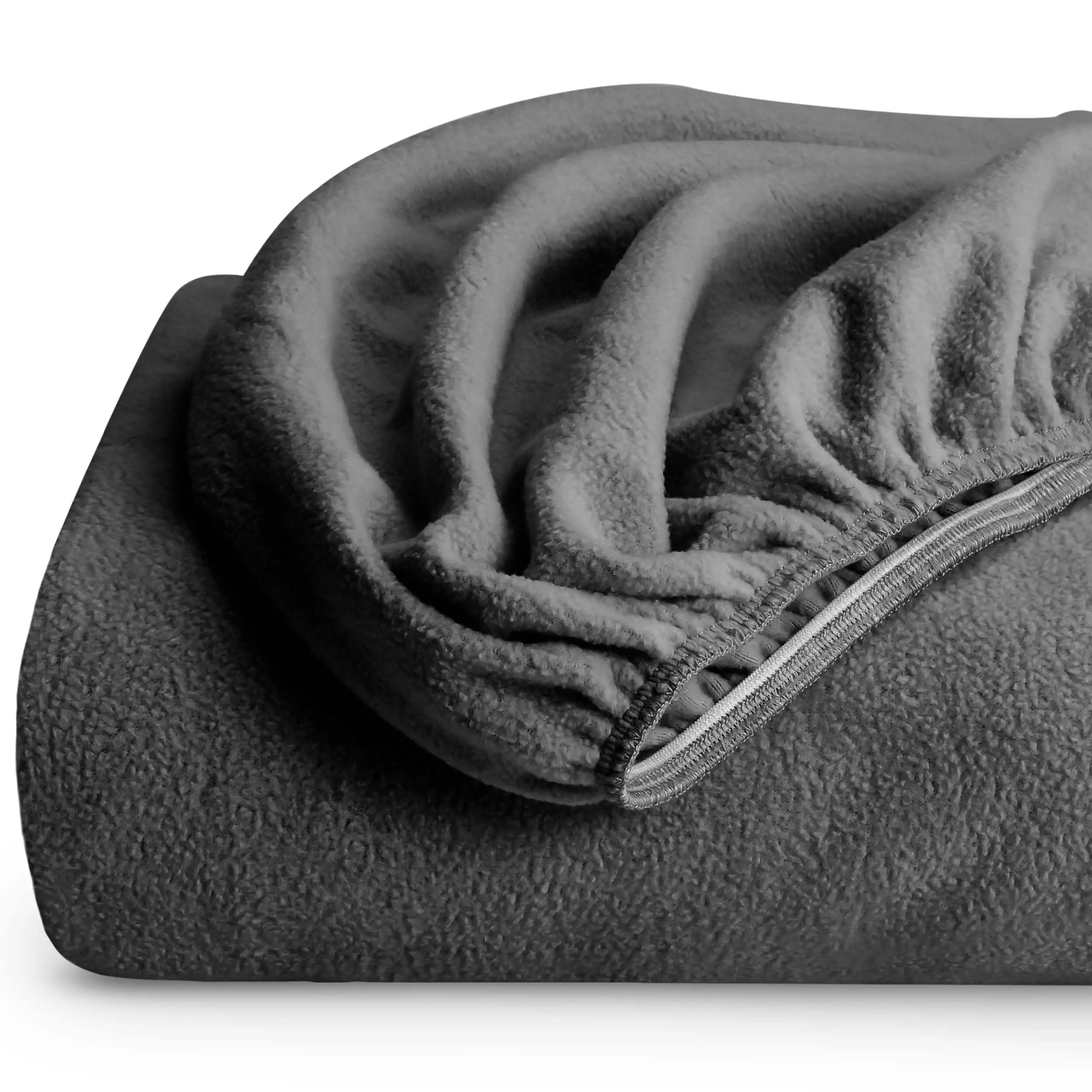 Fleece Fitted Sheet, Plush Polar Fleece, 2 Twin XL Sheets, Split King, Gray, 1 Pack
Fleece Fitted Sheet, Plush Polar Fleece, 2 Twin XL Sheets, Split King, Gray, 1 Pack